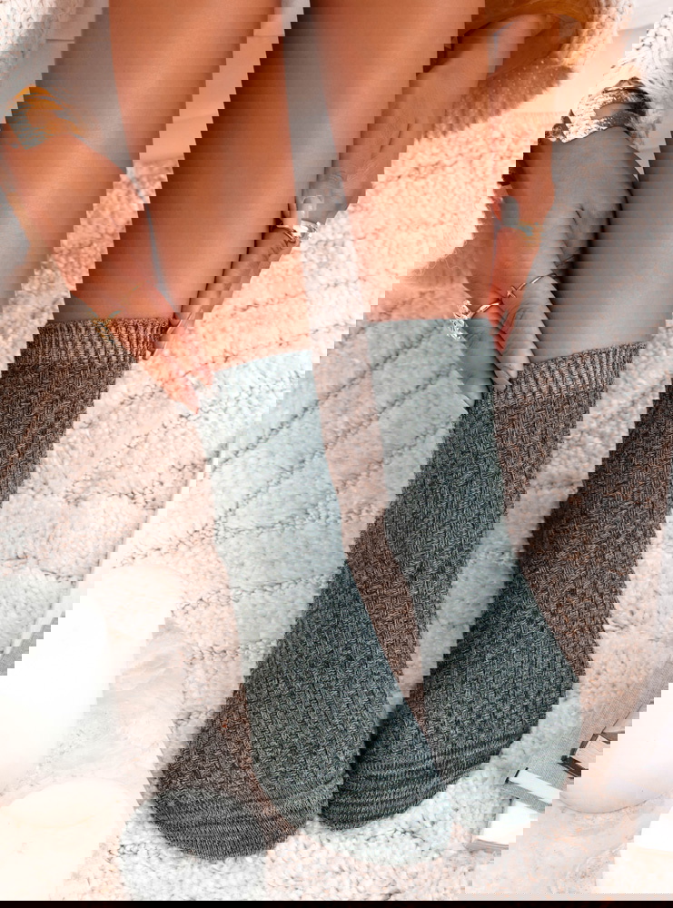 Skarpetki damskie Tamarii - khaki