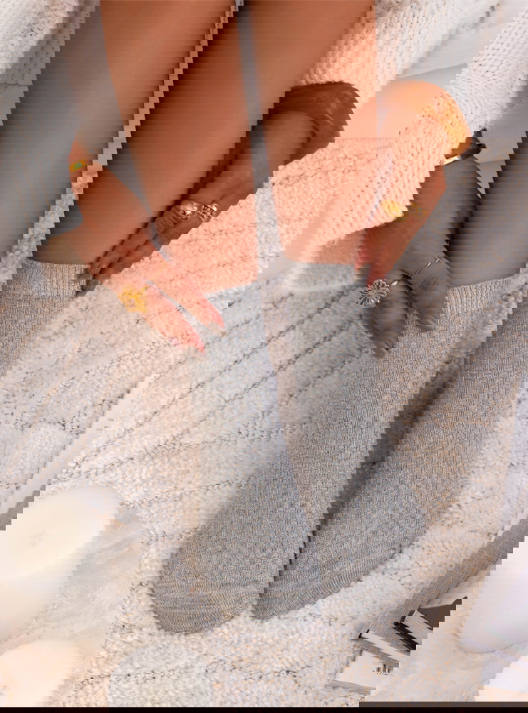 Szare skarpetki damskie Tamarii