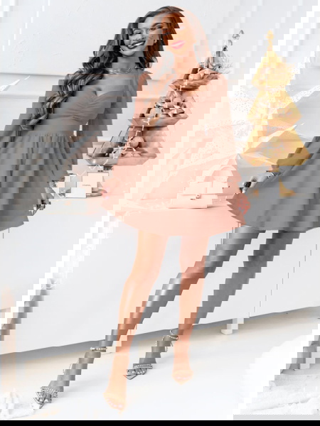 Sukienka z marszczeniem na... 2