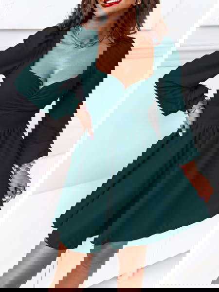 Sukienka z marszczeniem na... 2