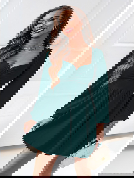 Sukienka z marszczeniem na...