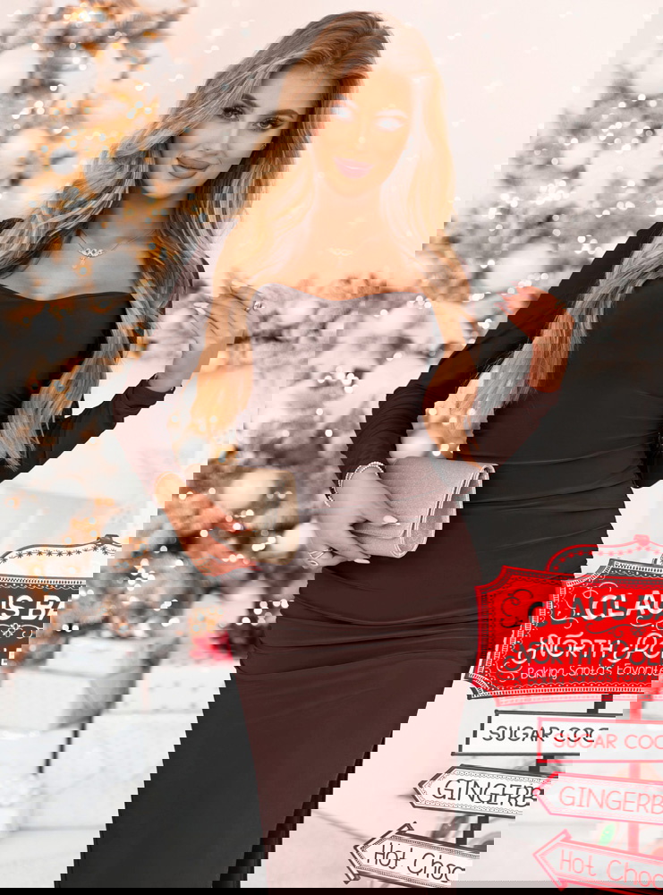 Czekoladowa długa sukienka z...