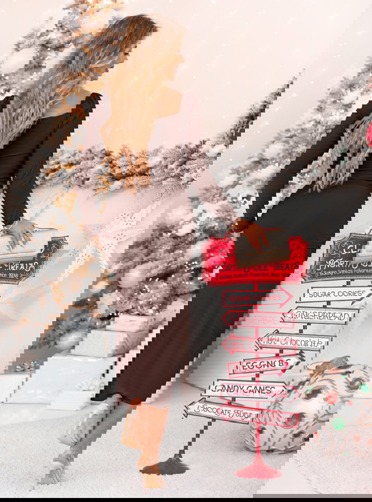 Czekoladowa długa sukienka z...