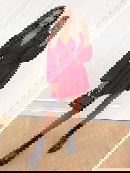 Malinowy kombinezon jak... 2