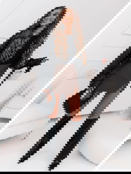 Czekoladowe spódnico-...