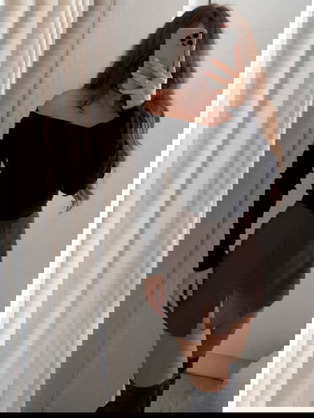 Czekoladowe spódnico-...