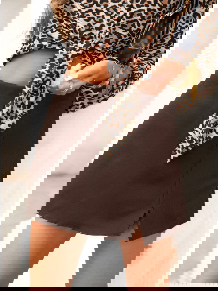 Czekoladowe spódnico -... 2