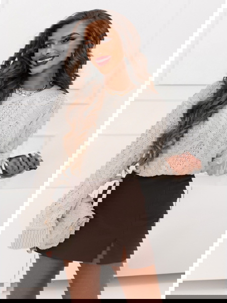 Czekoladowe spódnico-...