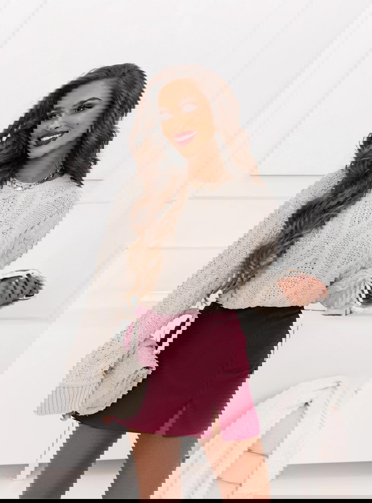 Bordowe spódnico- spodenki Chaisly