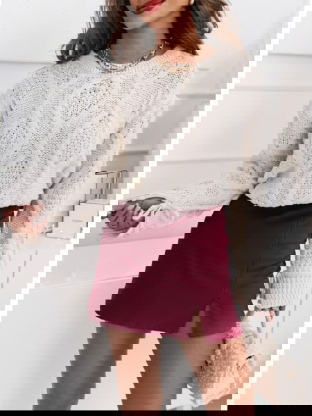 Bordowe spódnico- spodenki...