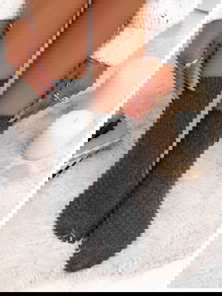 Grafitowe skarpetki z... 2