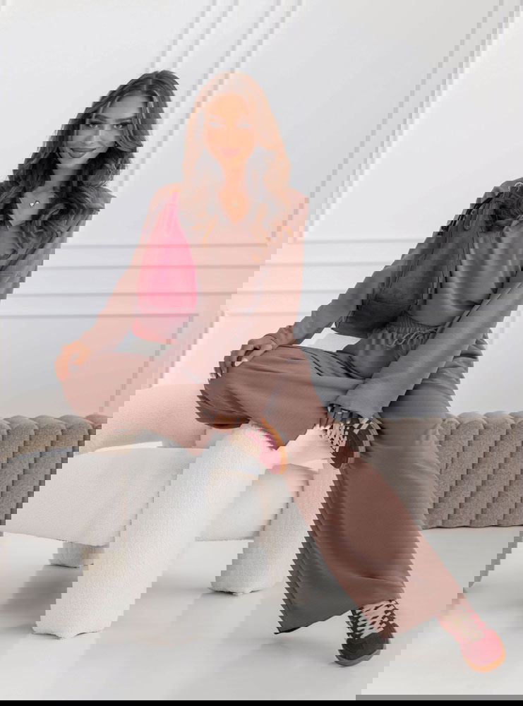 Komplet bluzka i szerokie spodnie...