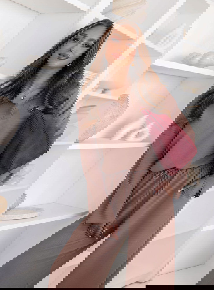 Komplet bluzka i szerokie spodnie...