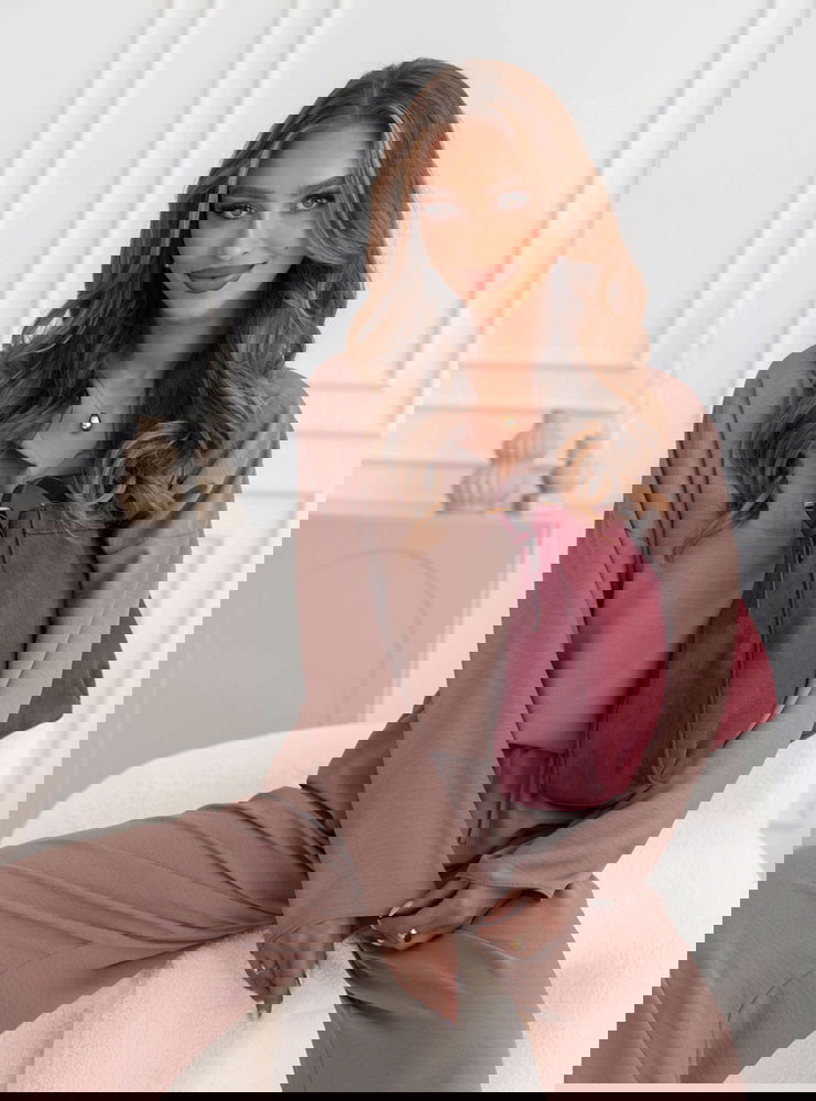 Komplet bluzka i szerokie spodnie...