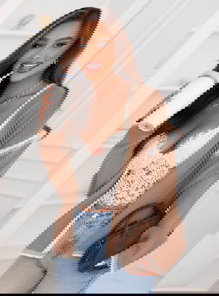 Kardigan Joscelyne - mocha mousse