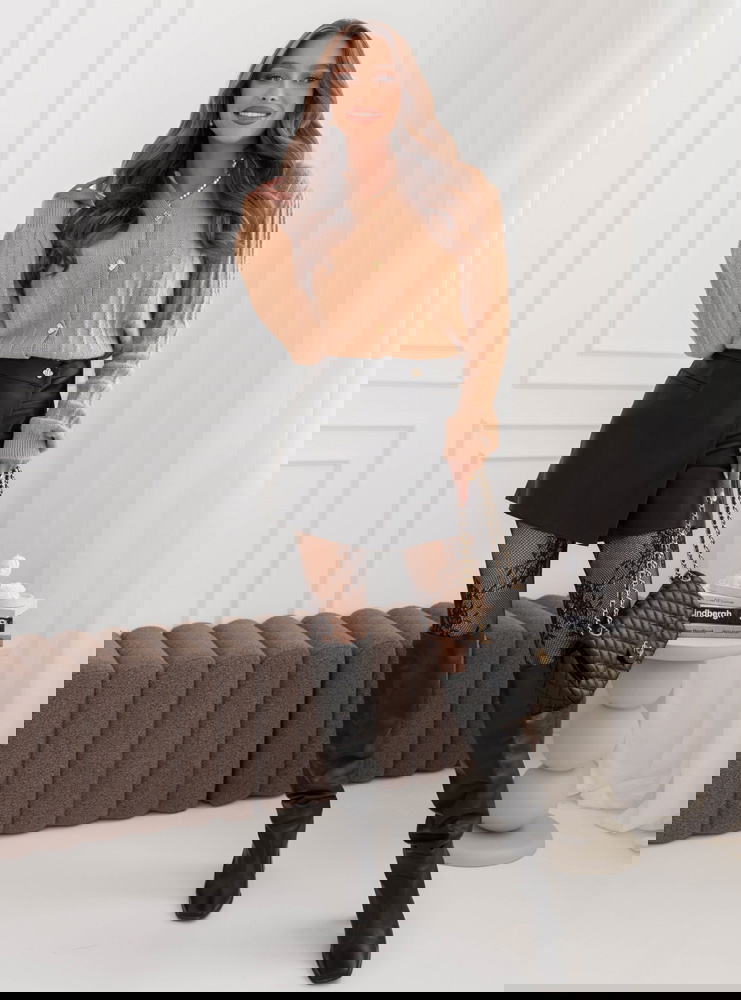 Sweter zapinany na guziki Francinaa -...