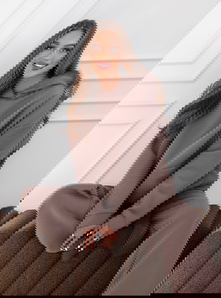 Komplet dresowy bluza z kapturem i...