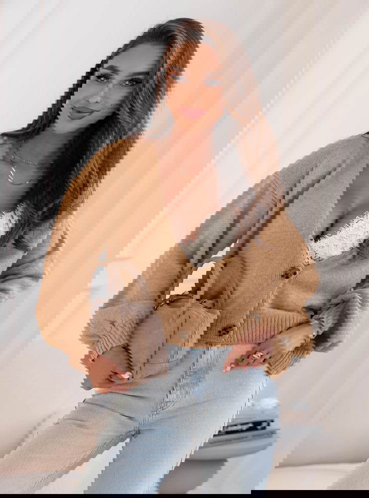 Sweter zapinany na guziki Elinoree -...