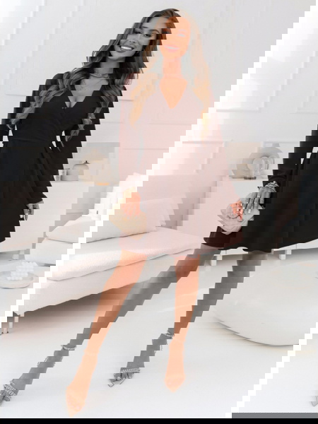 Czekoladowa sukienka z...