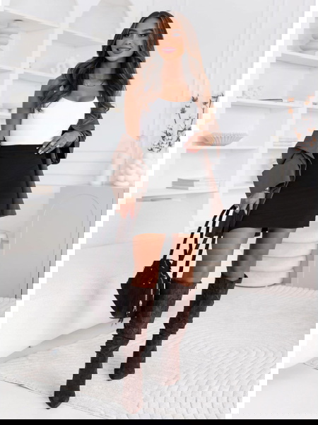 Czarna mini spódniczka... 2