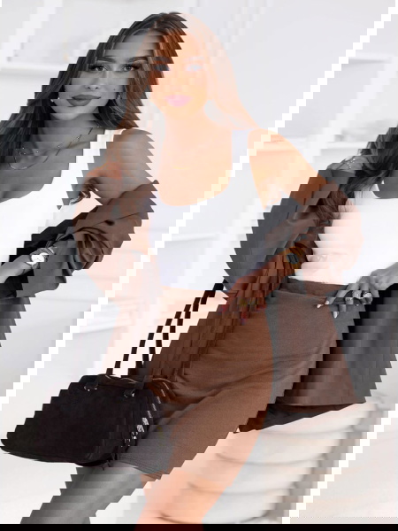 Czekoladowa mini spódniczka... 2