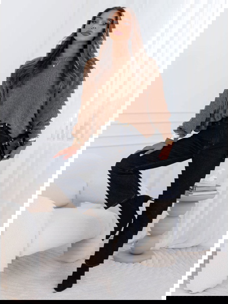 Czekoladowy oversizowy... 2