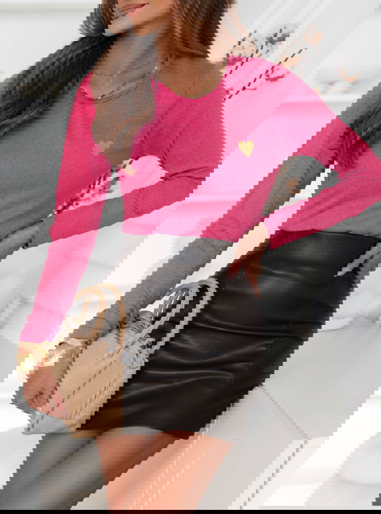 Koszulka na długi rękaw z ozdobnym...