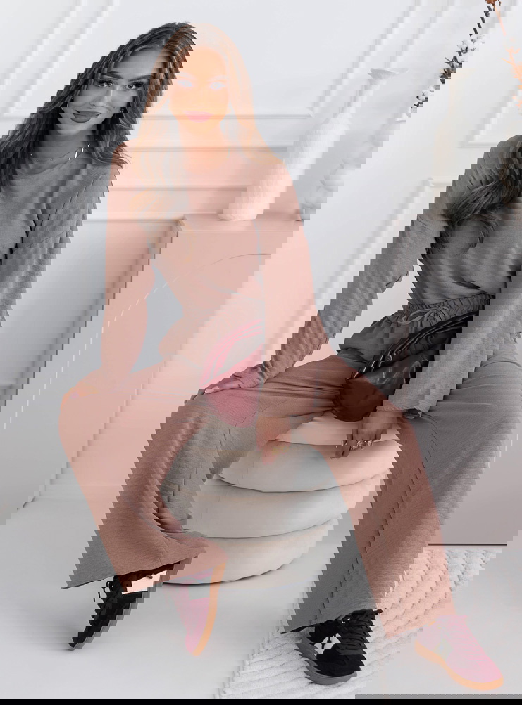 Komplet bluzka i spodnie Shalina -...