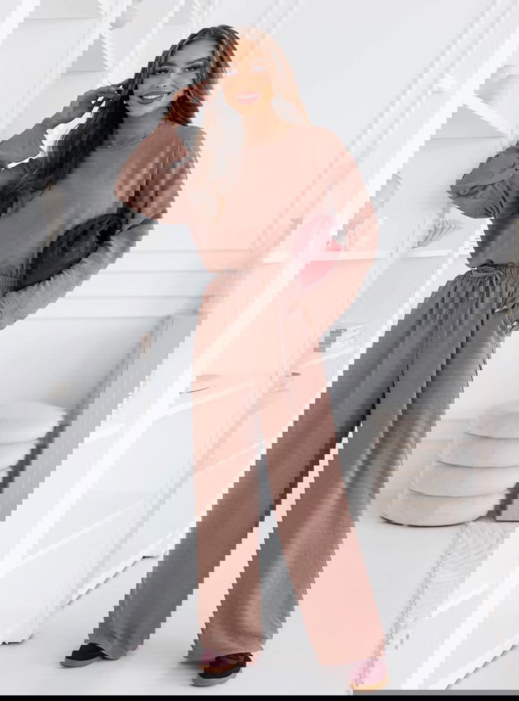 Komplet bluzka i spodnie Shalina -...