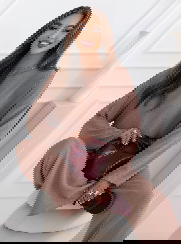 Komplet bluzka i spodnie Shalina -...