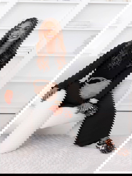 Czarny komplet bluzka i... 2