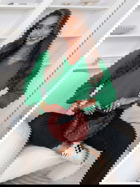 Sweter z kołnierzykiem...