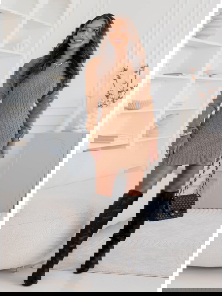 Sukienka swetrowa z...