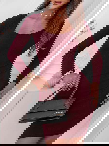 Bordowa prążkowana... 2