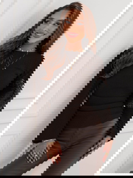 Czekoladowa bluzka w prążek...