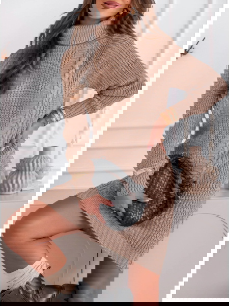 Sukienka swetrowa z...