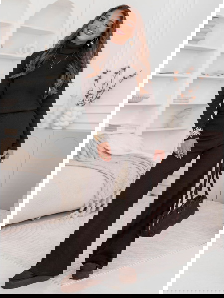 Czekoladowy komplet bluzka... 2