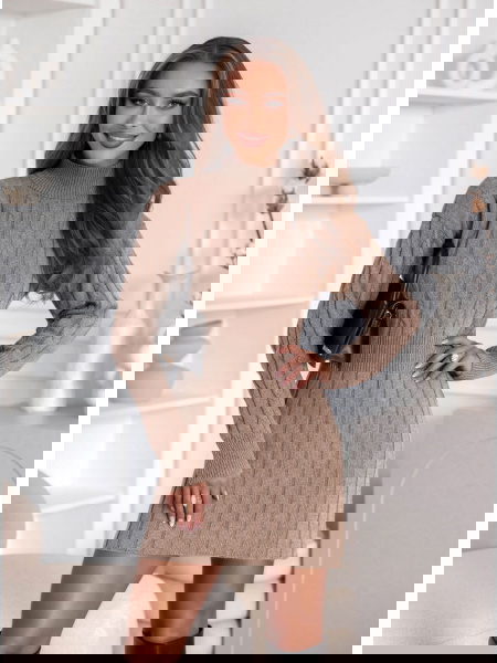 Czekoladowa sukienka...