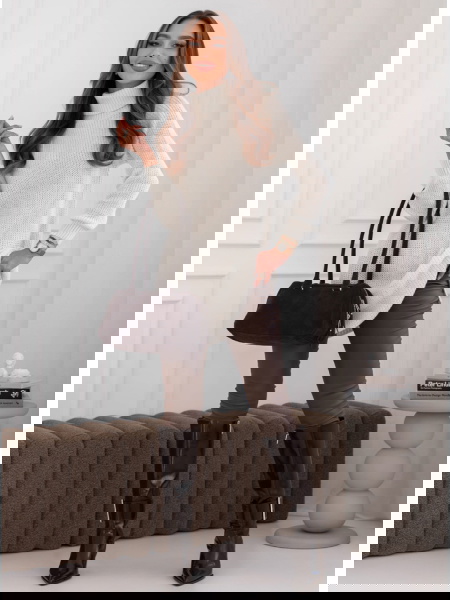 Sweter z golfem Ethylinna -...