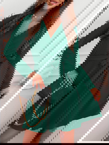 Sukienka z przekładanym... 2