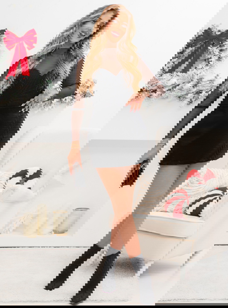 Czarna tiulowa bluzka z topem Morgane