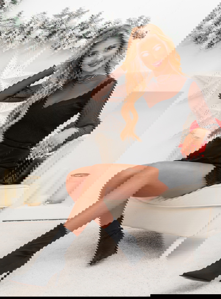 Czarna tiulowa bluzka z topem Morgane