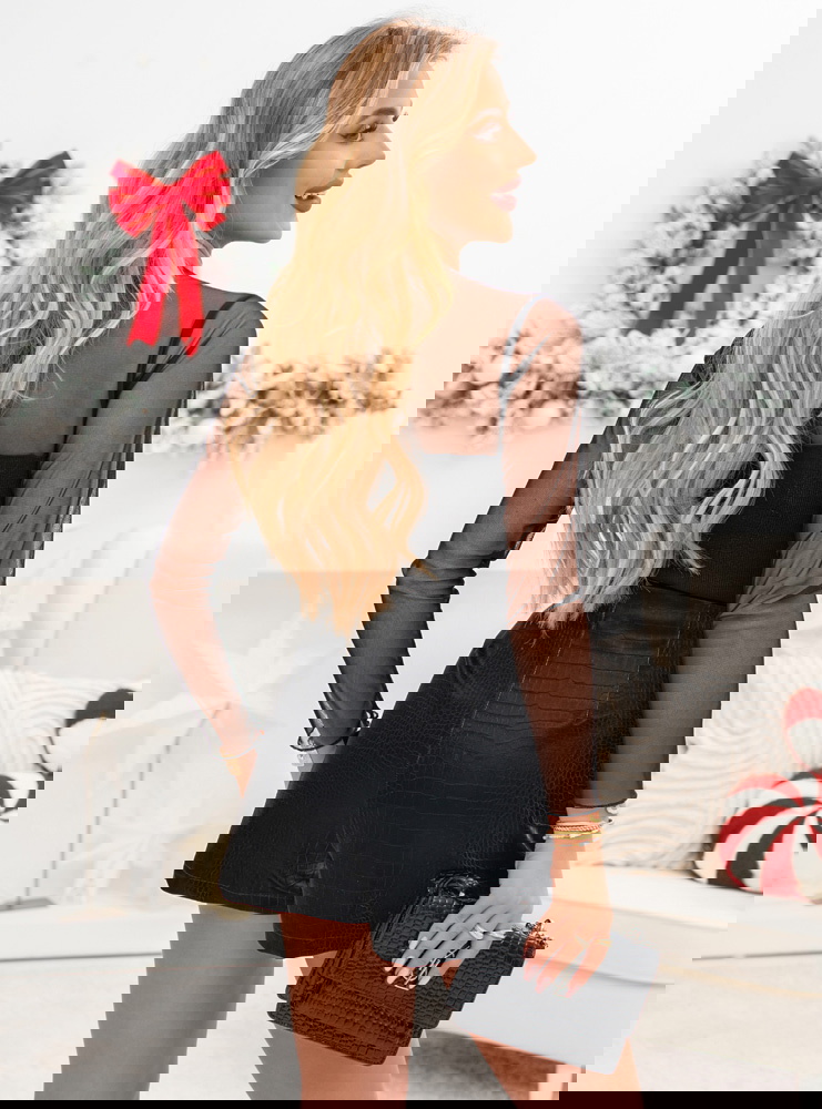 Czarna tiulowa bluzka z topem Morgane