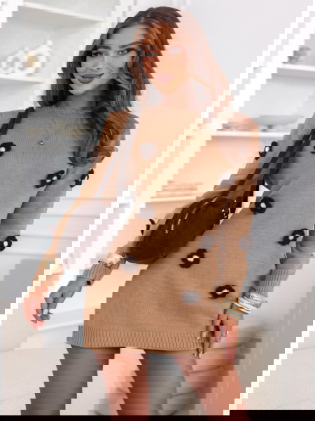 Swetrowa sukienka z... 2