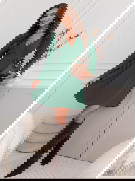 Sukienka z przekładanym...