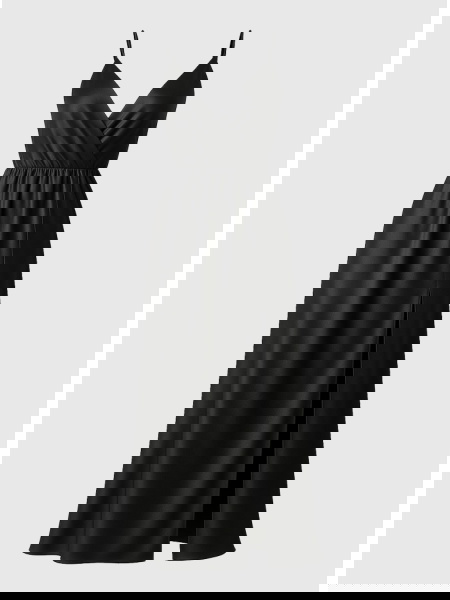 Czarna sukienka satynowa... 2