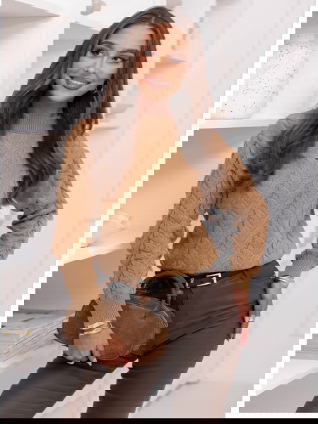 Sweter z półgolfem Ruthanne...