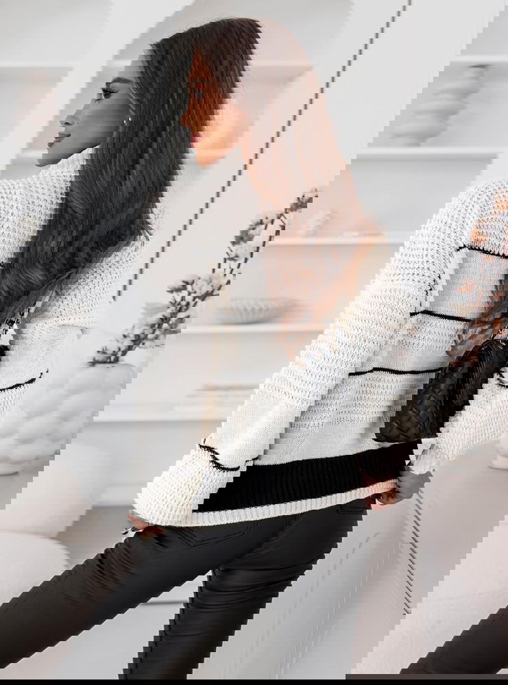 Sweter oversize z guzikami Micheal -...