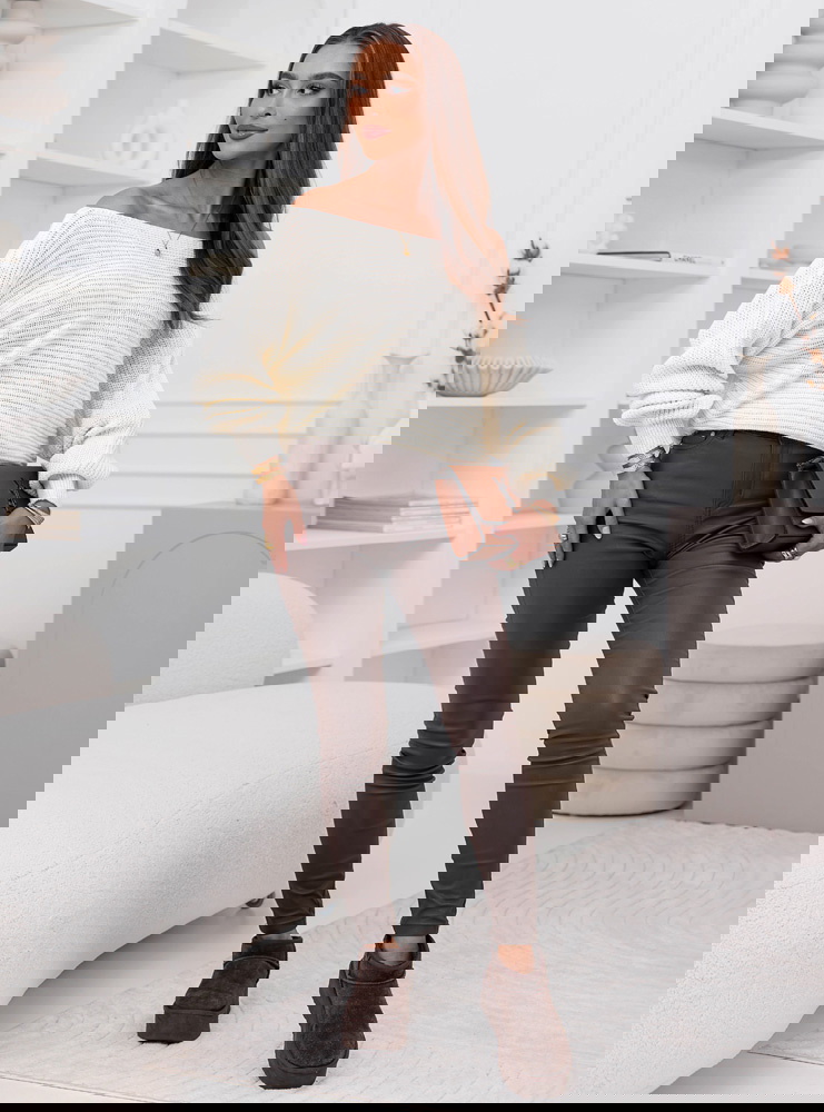 Sweter oversize Magalita - ecru