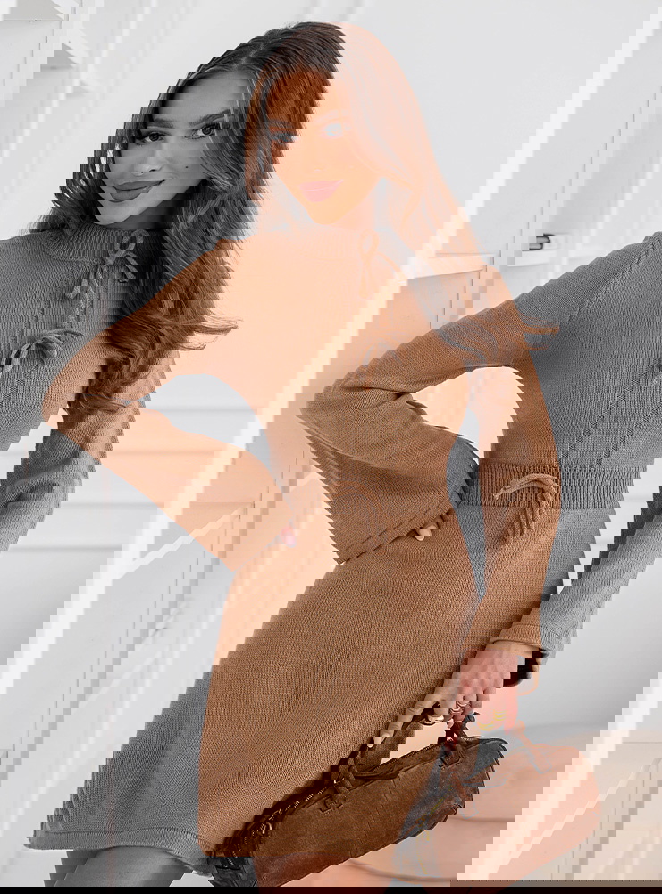 Swetrowa sukienka mini Maitildaa -...